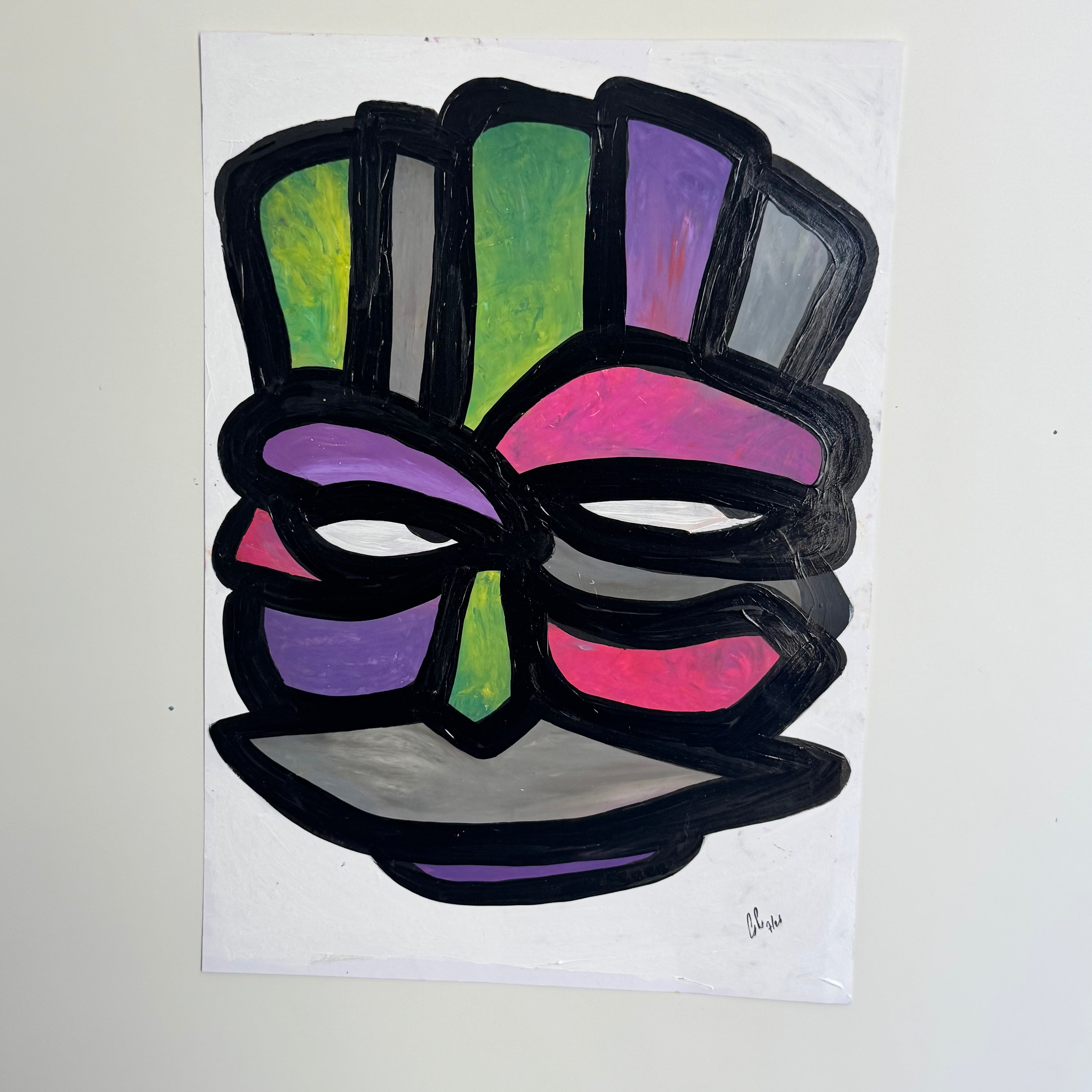 “Ik kan zien wat je doet”  29,7x42 cm (Kopie)