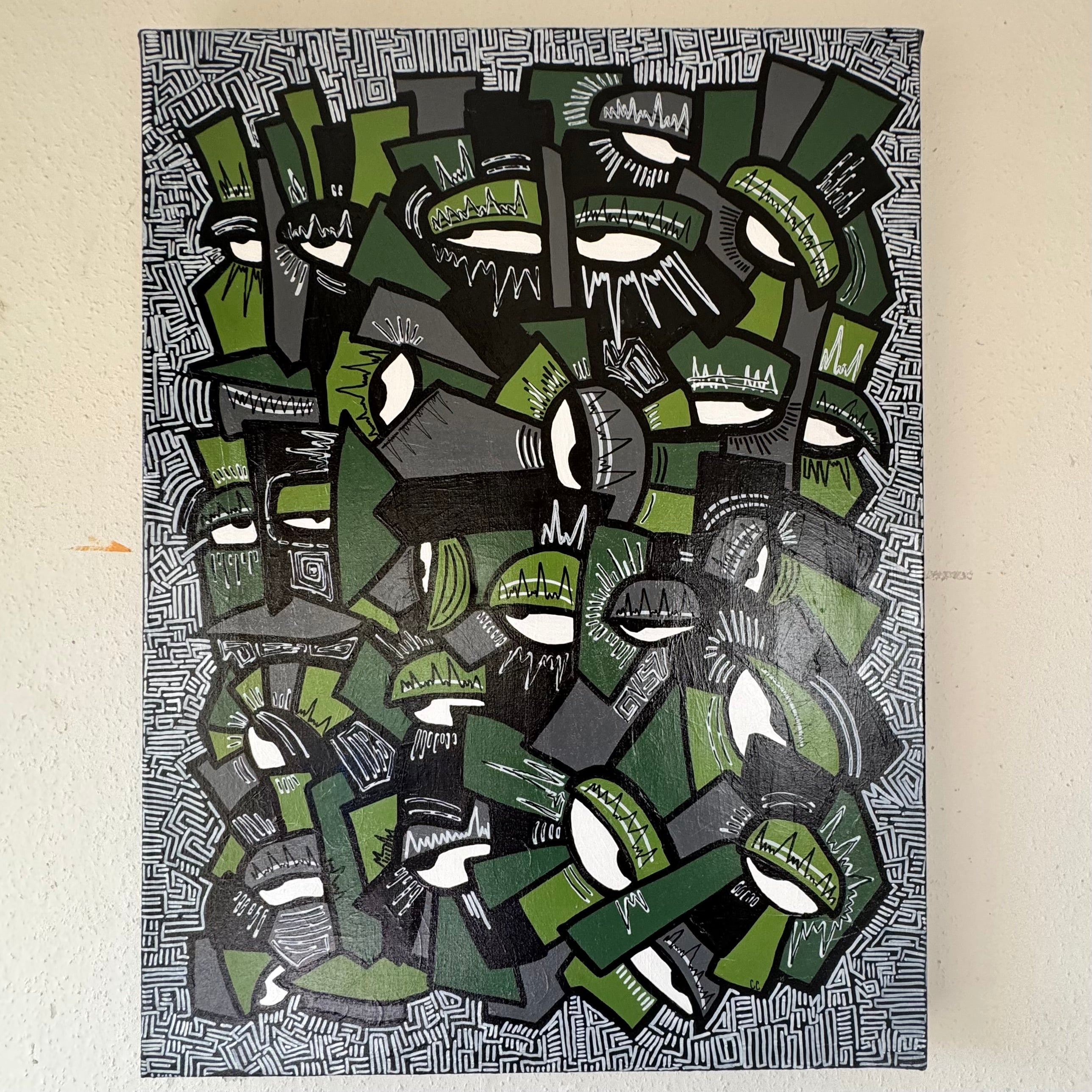 “Stiekem Meekijken” 60x80 cm