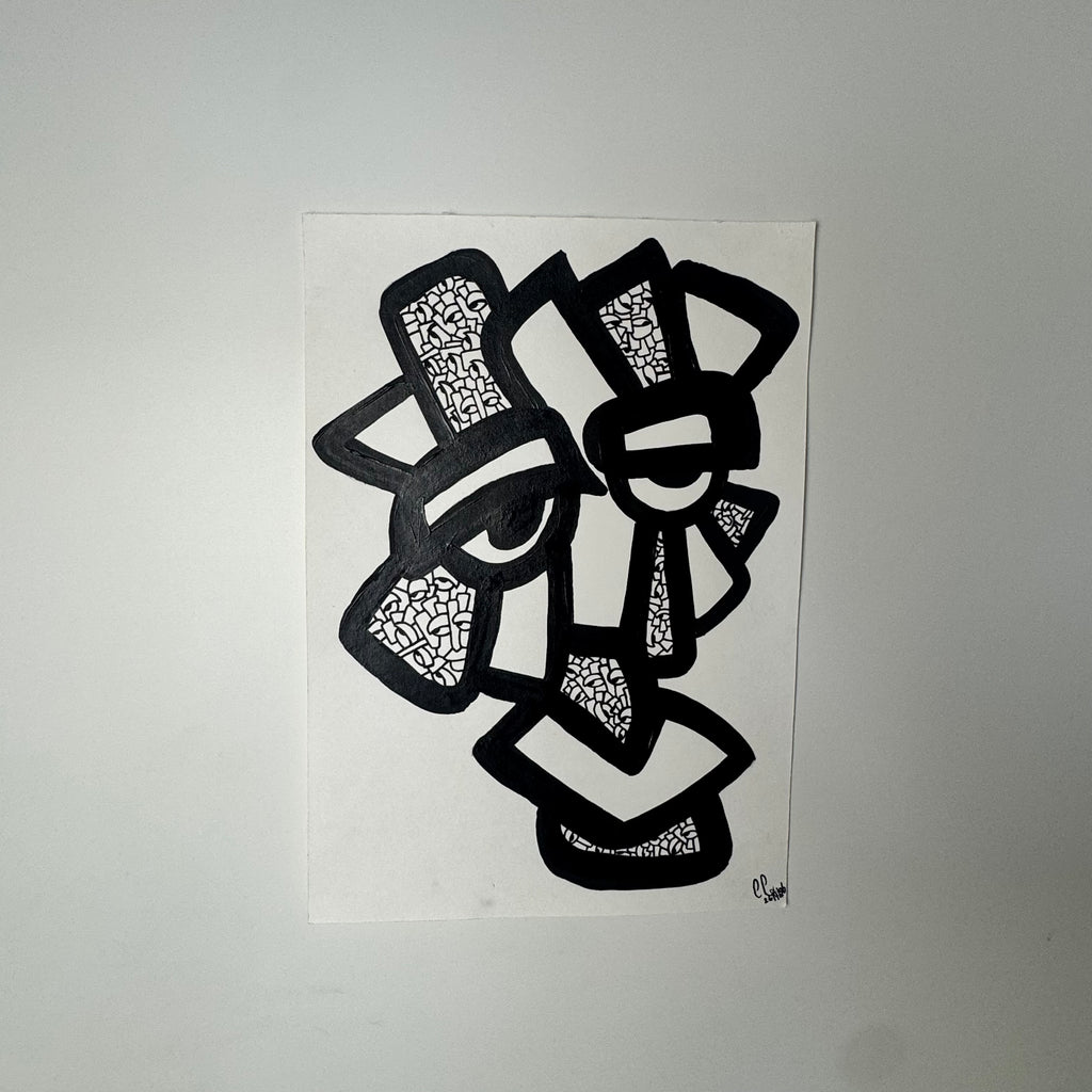 “Vragen op de Brug” 24x33.5 cm