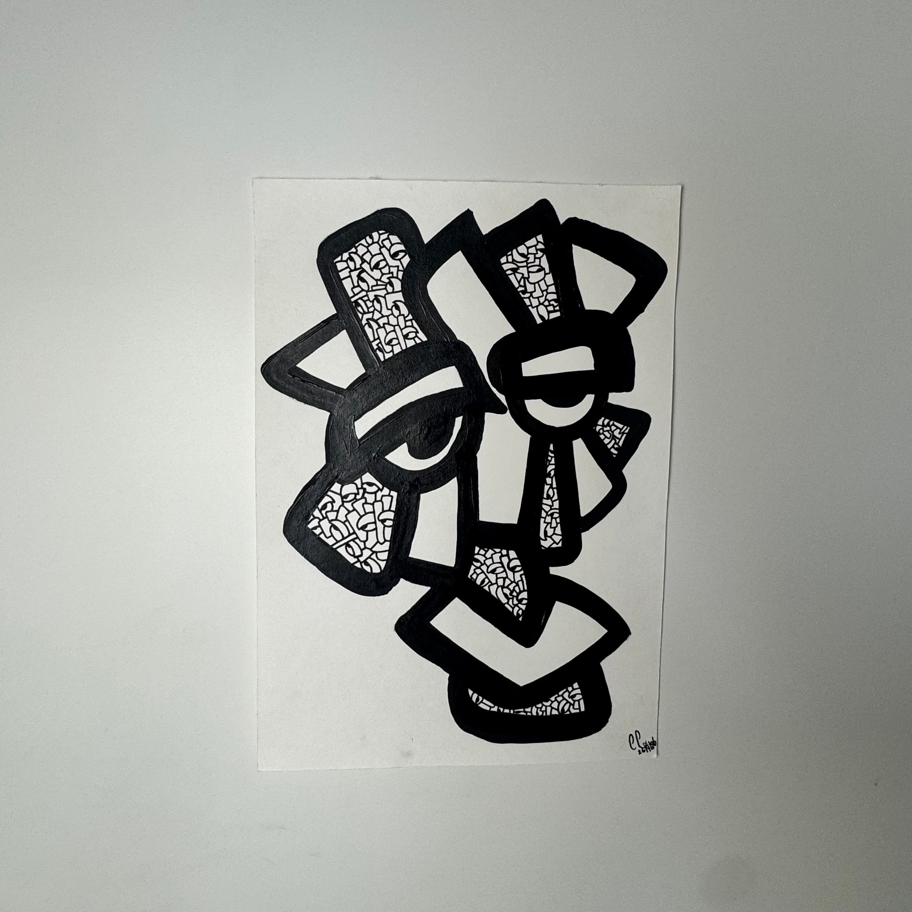 “Vragen op de Brug” 24x33.5 cm