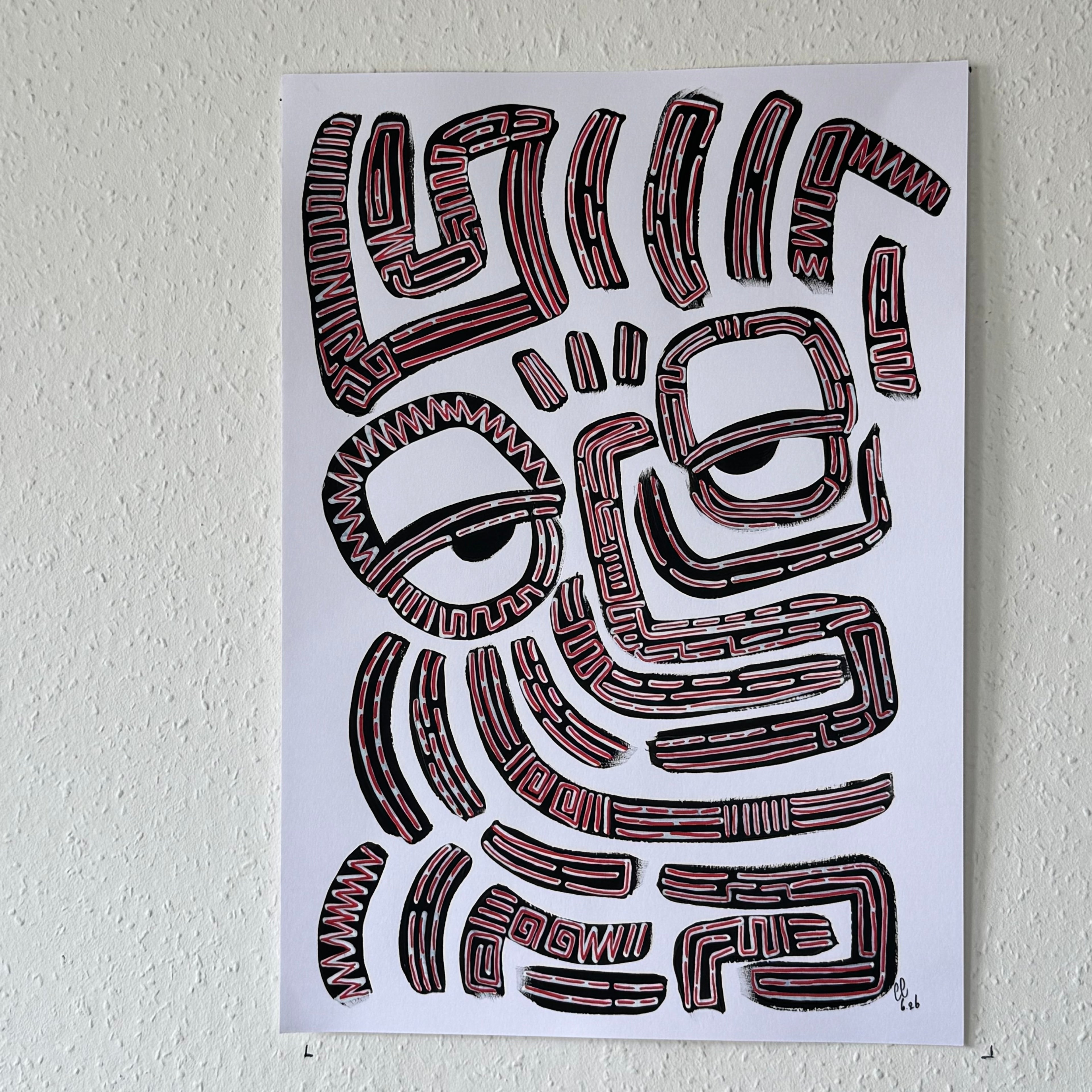 A3 Poster “Door de Regen, net een Zegen”
