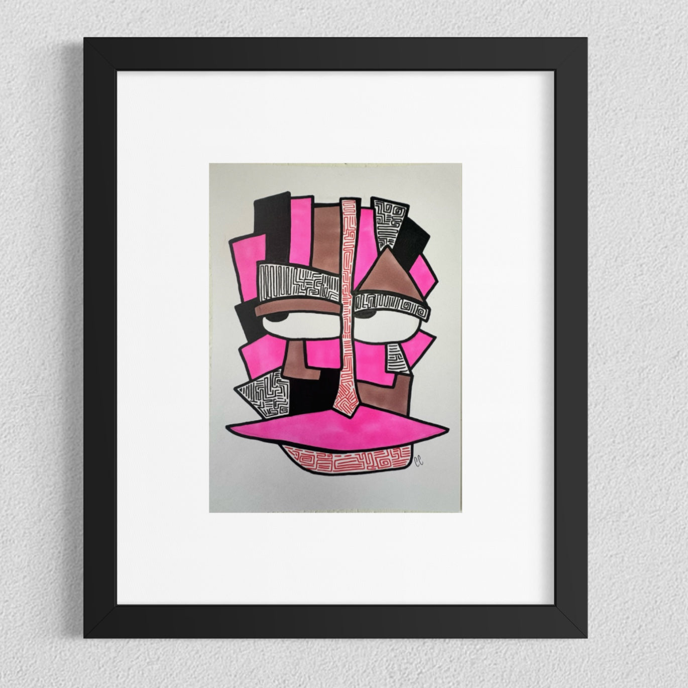 A4 Tekening “Gedachtes aan de Lijnbaan 2”