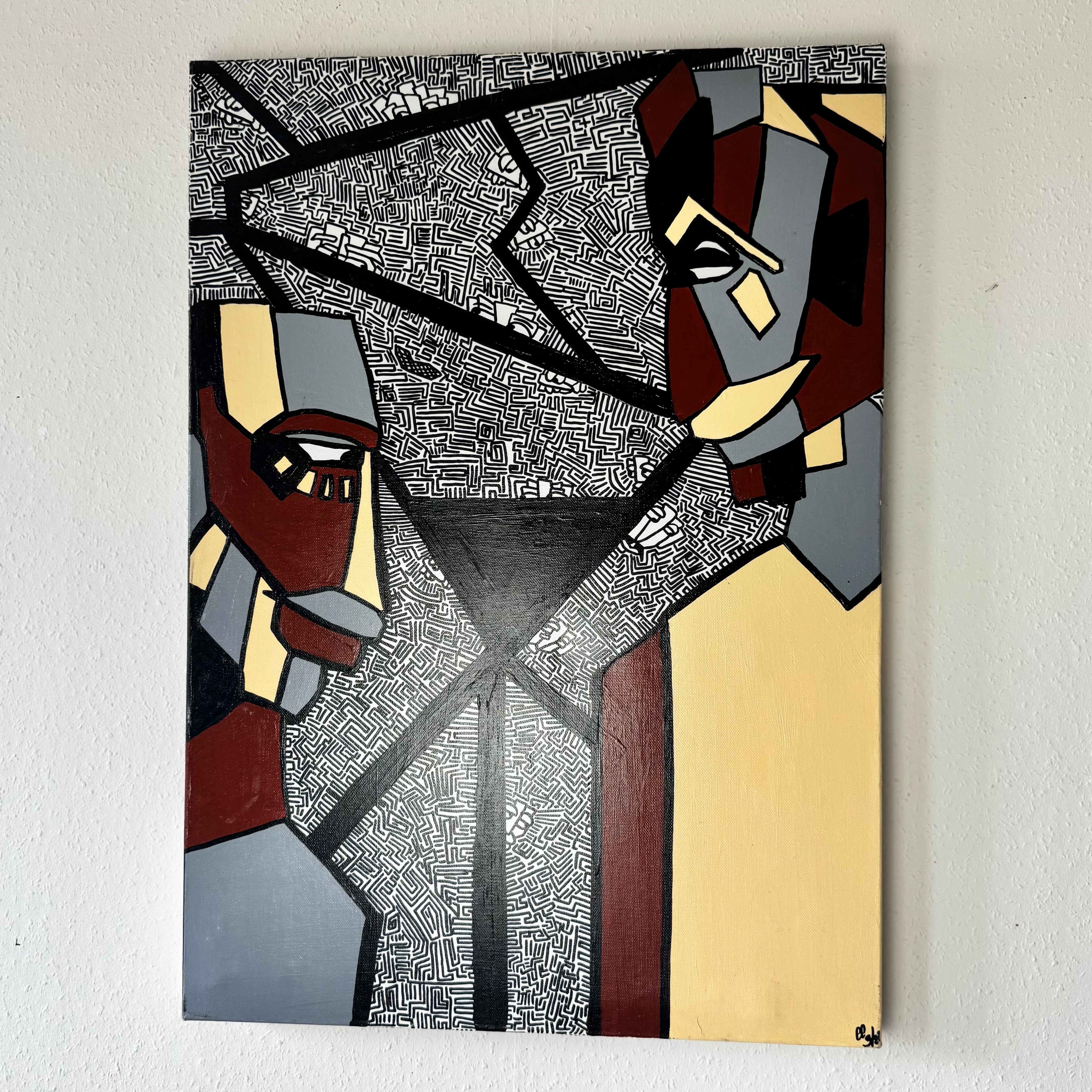 “Kun je het nu Zien” 50x70 cm