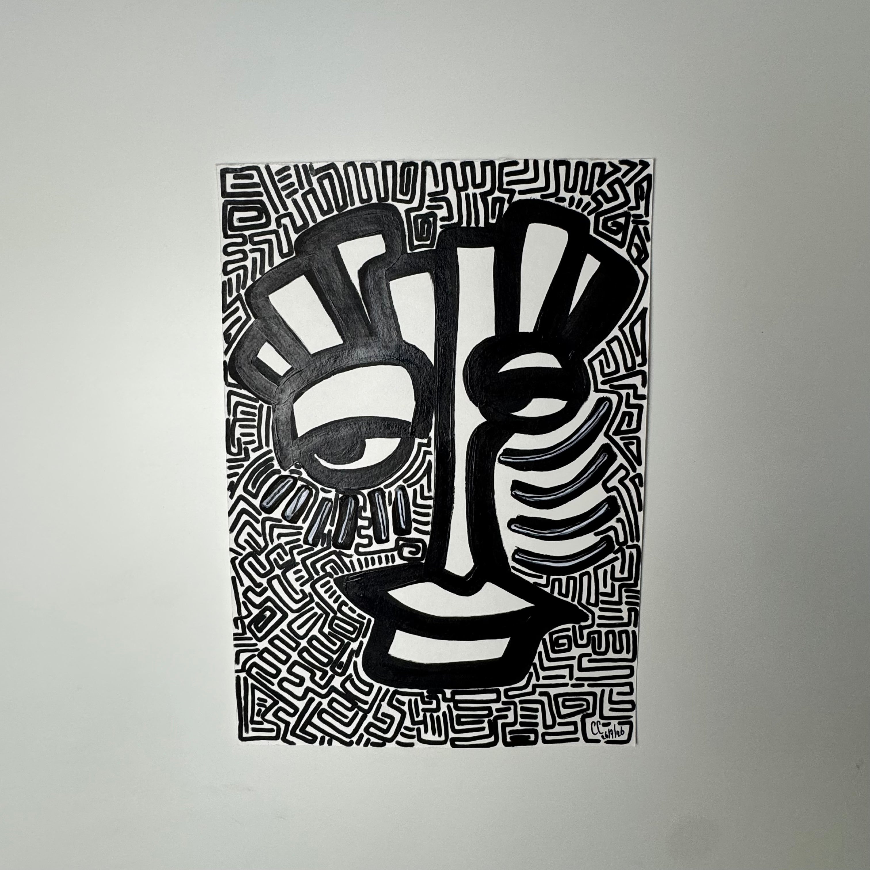 “De Bruggenbouwer” 24x33.5 cm