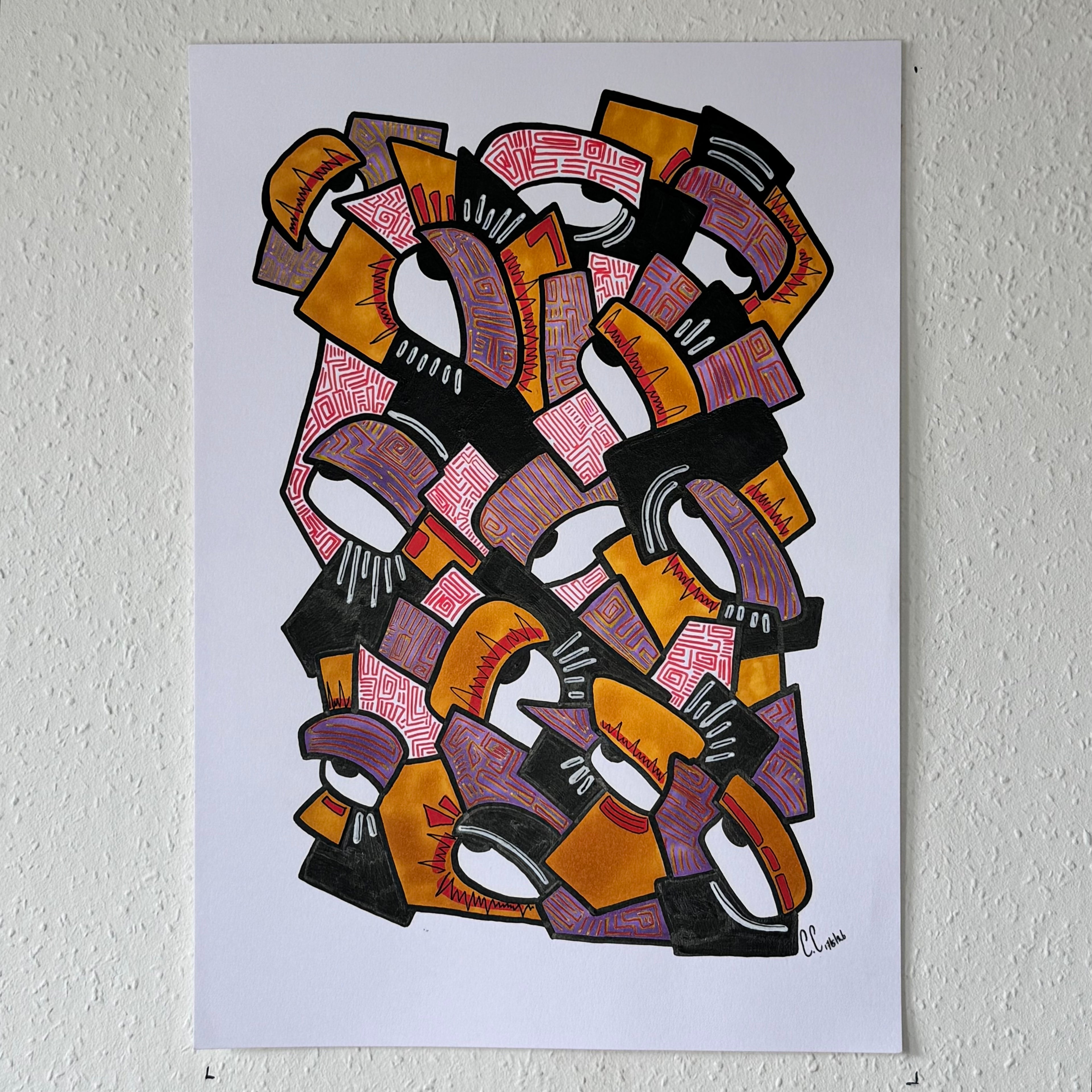 A3 Poster “Trage Gedachtes”