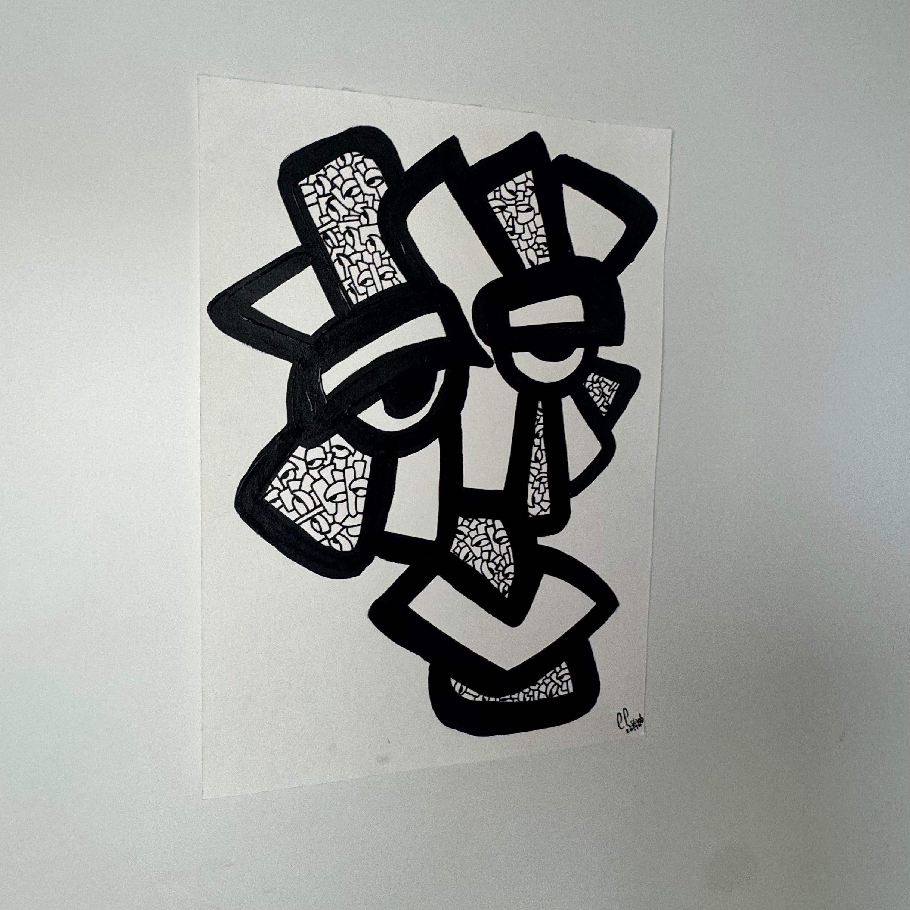 “Vragen op de Brug” 24x33.5 cm