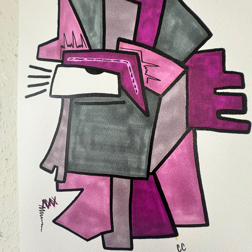 A4 Tekening “Prikkeldraad”