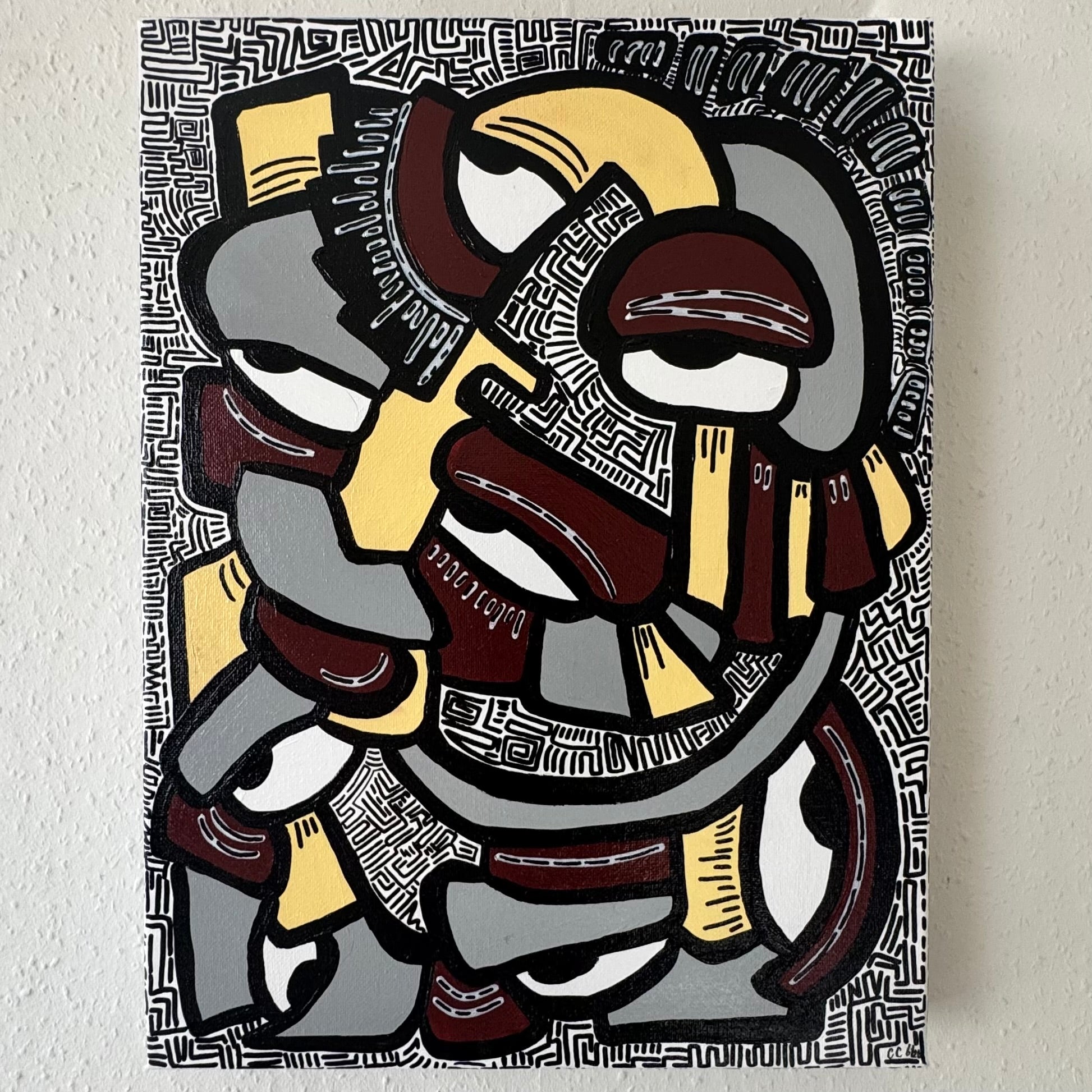 “ Koffer Vol Intuïtie” 30x40 cm