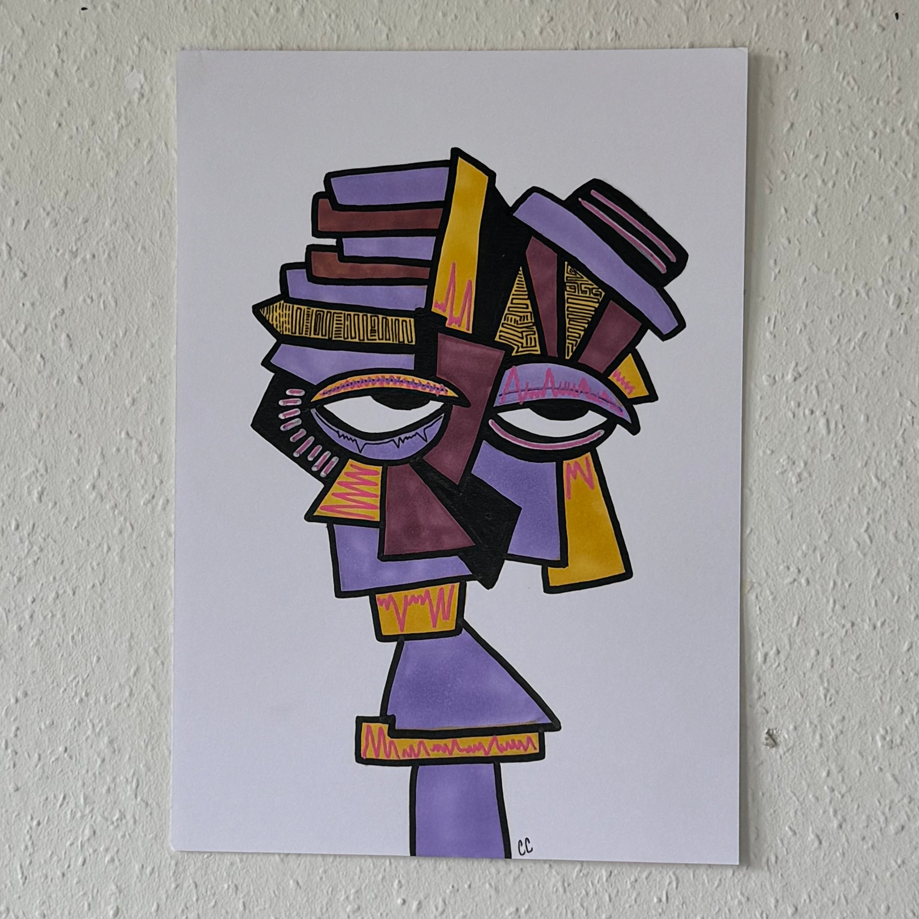 A4 Tekening “Niet te Zwijgen”