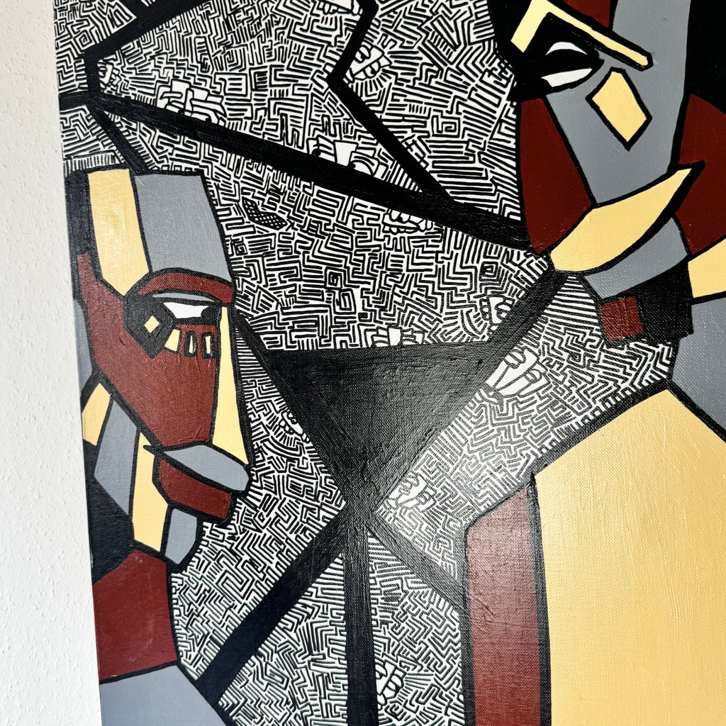 “Kun je het nu Zien” 50x70 cm