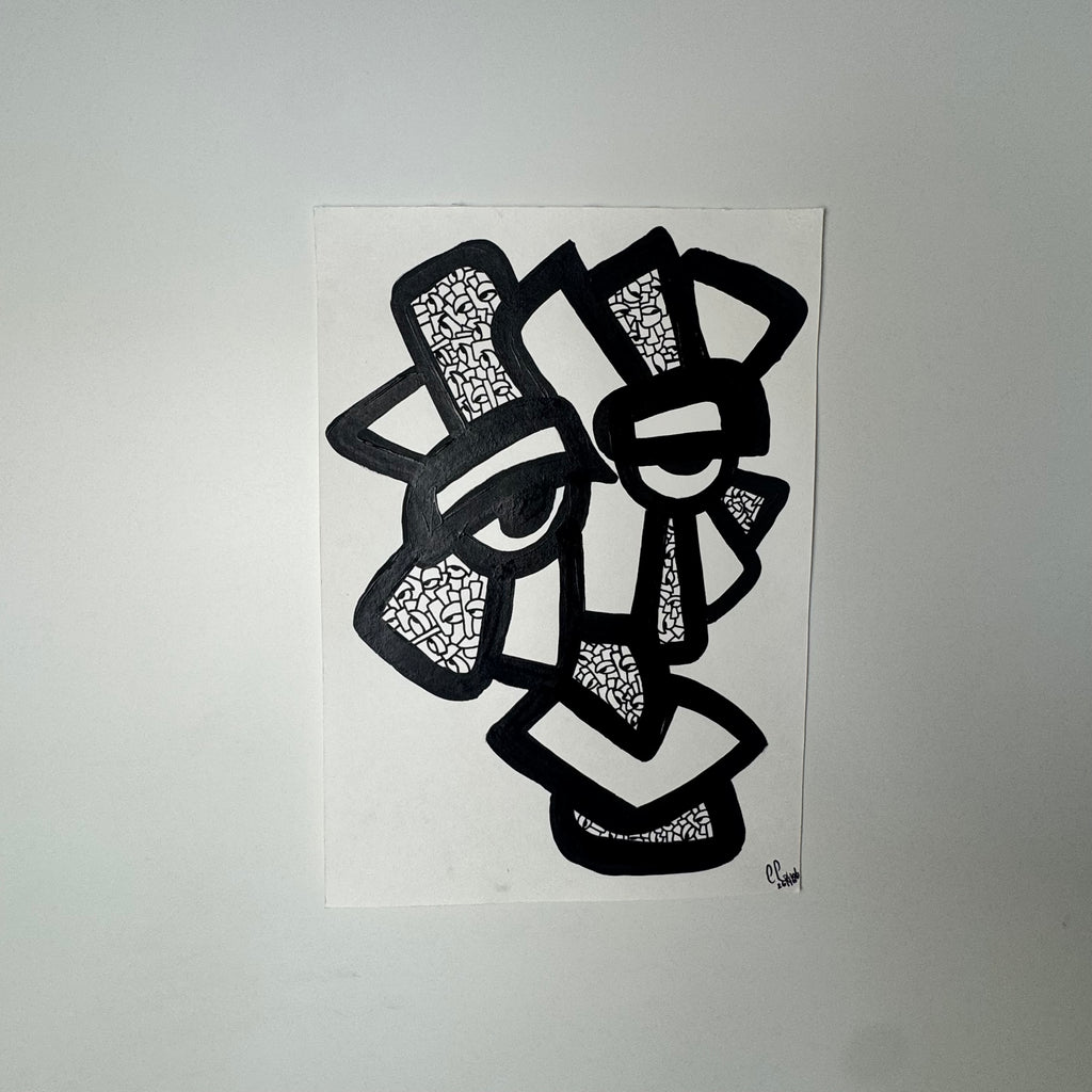 “Vragen op de Brug” 24x33.5 cm