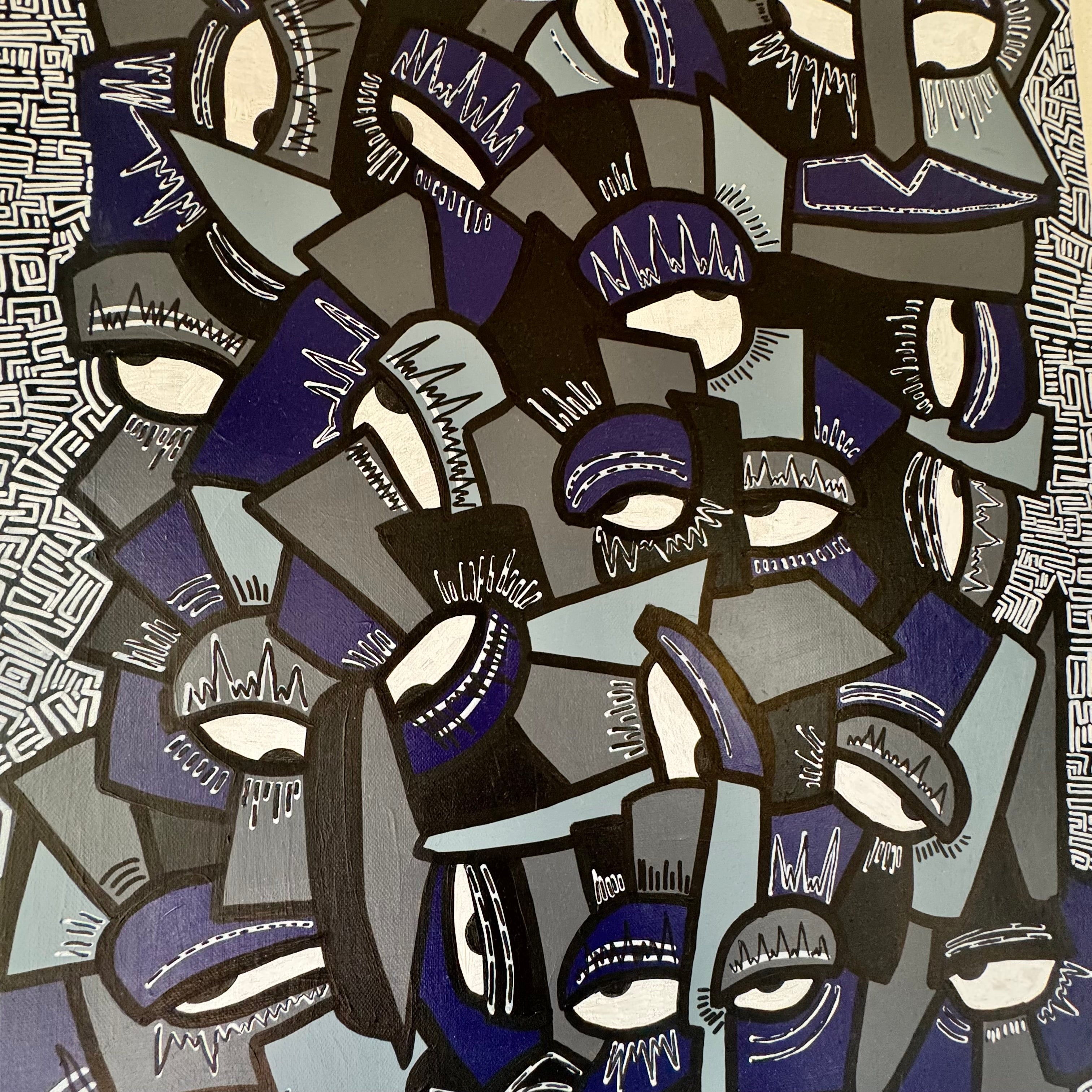 “Stiekem Meekijken 2” 60x80 cm