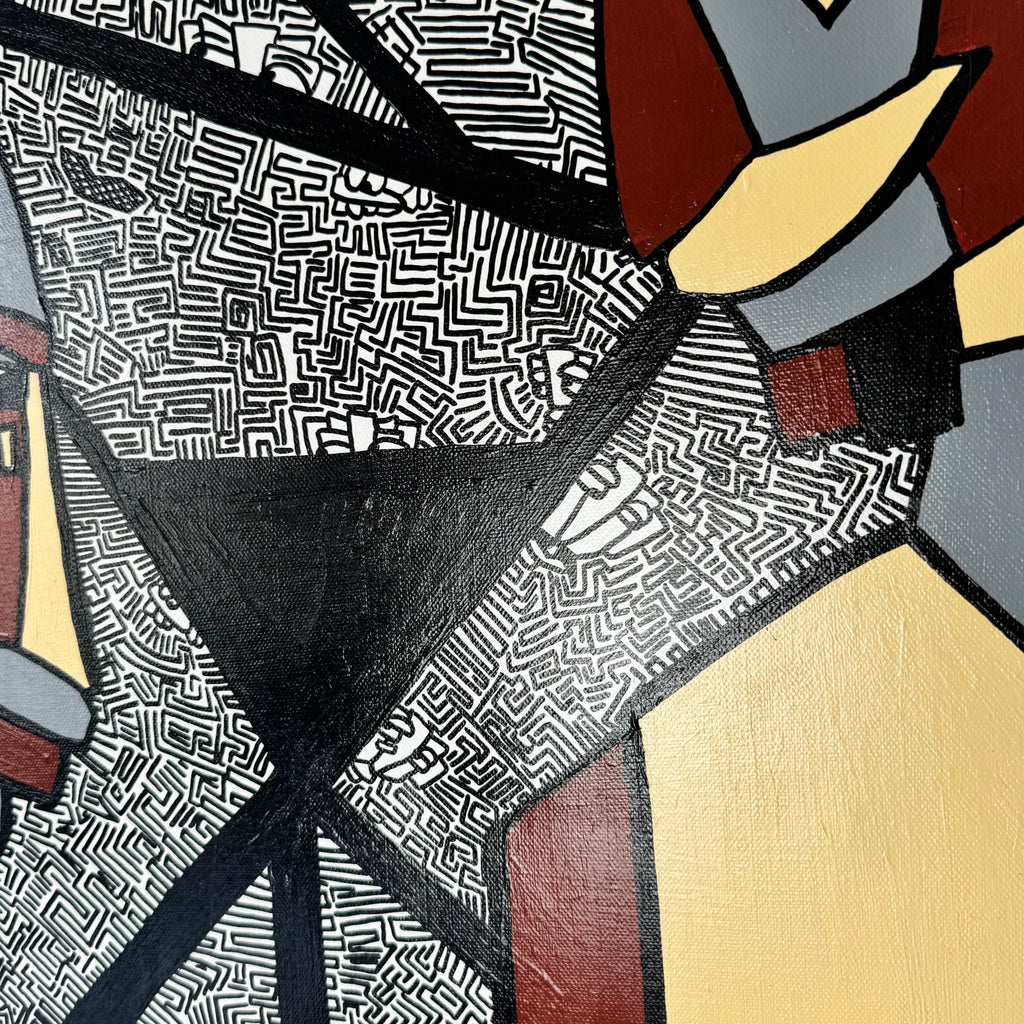 “Kun je het nu Zien” 50x70 cm