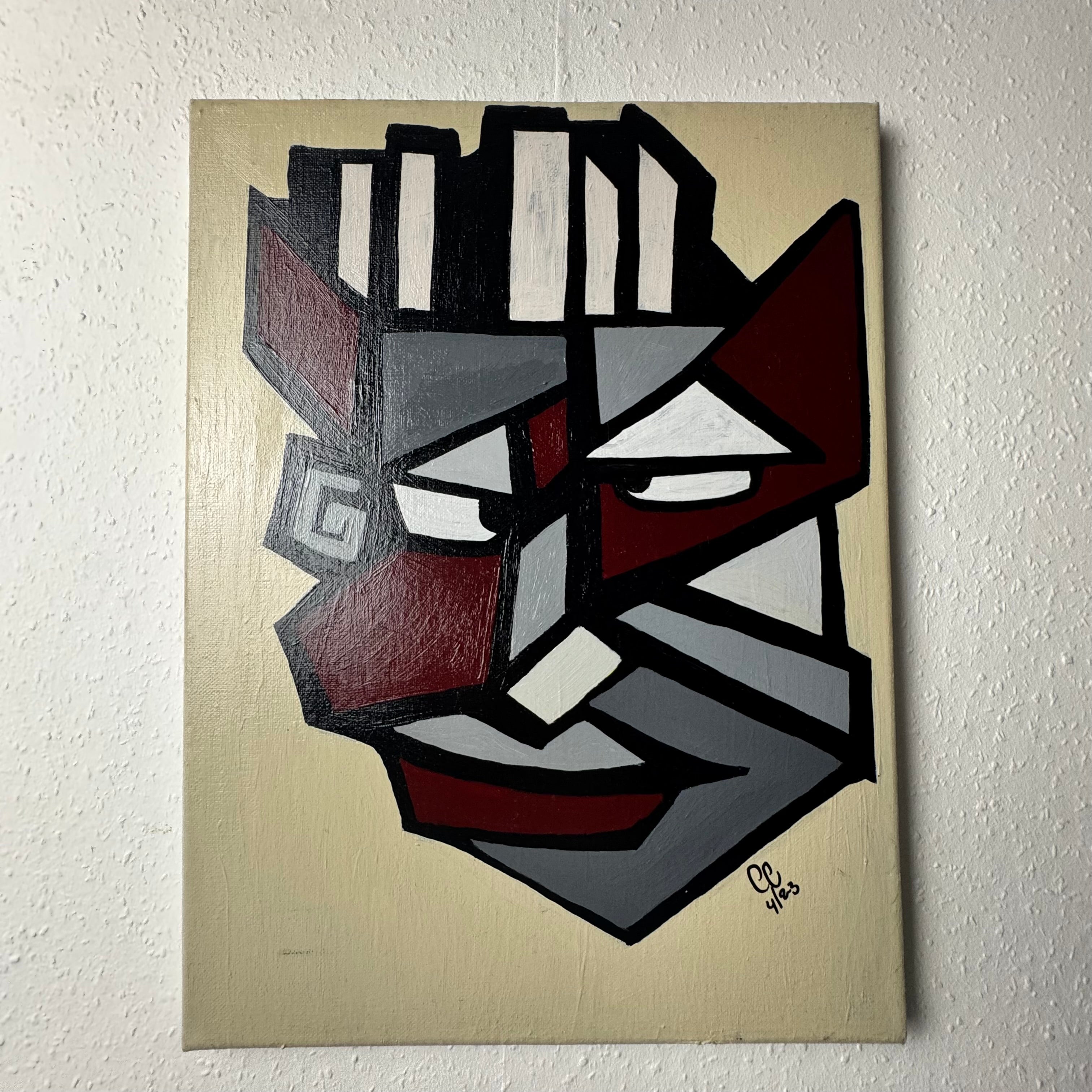 “De Nacht Alleen” 30x40 cm
