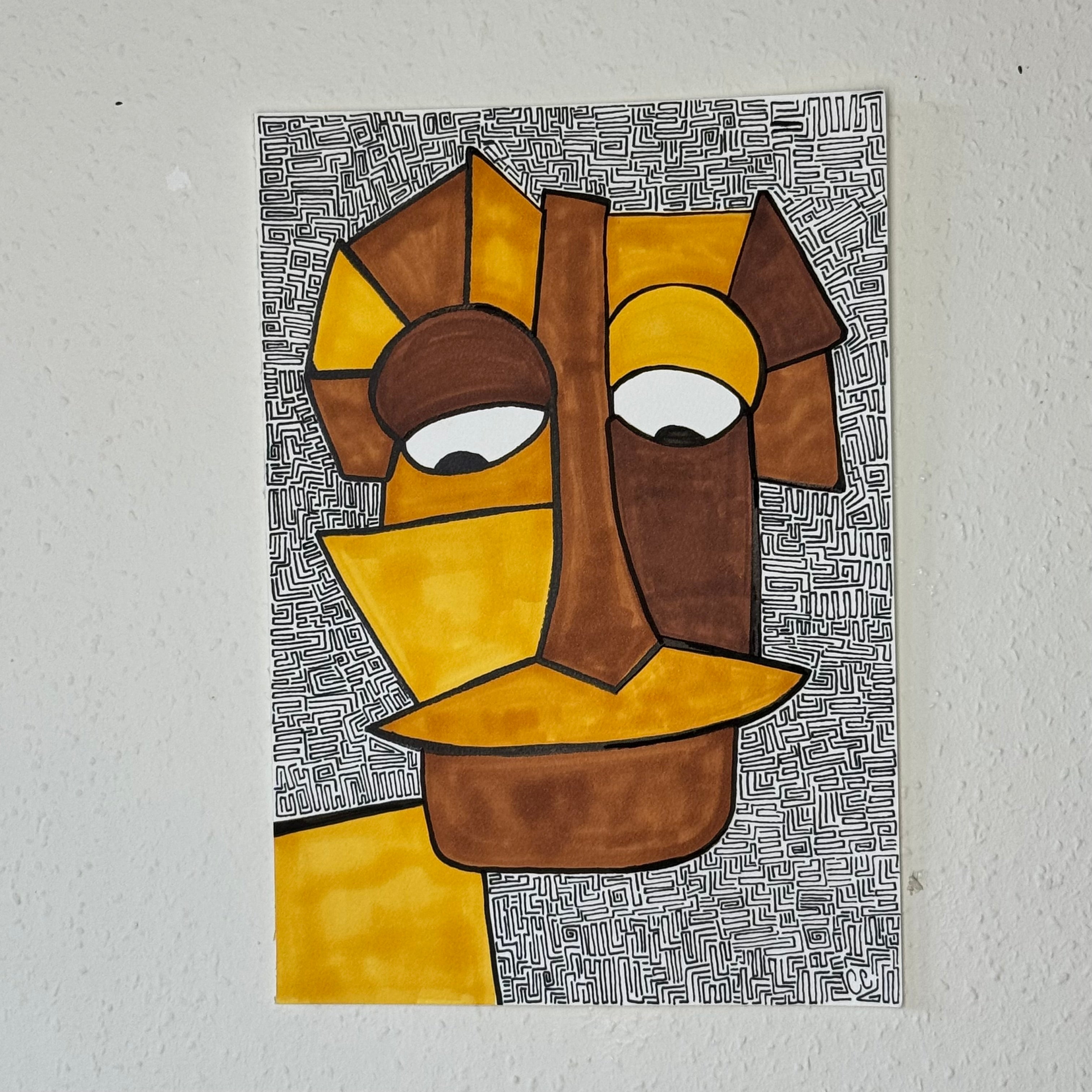 A4 Tekening “Laat het Gaan”