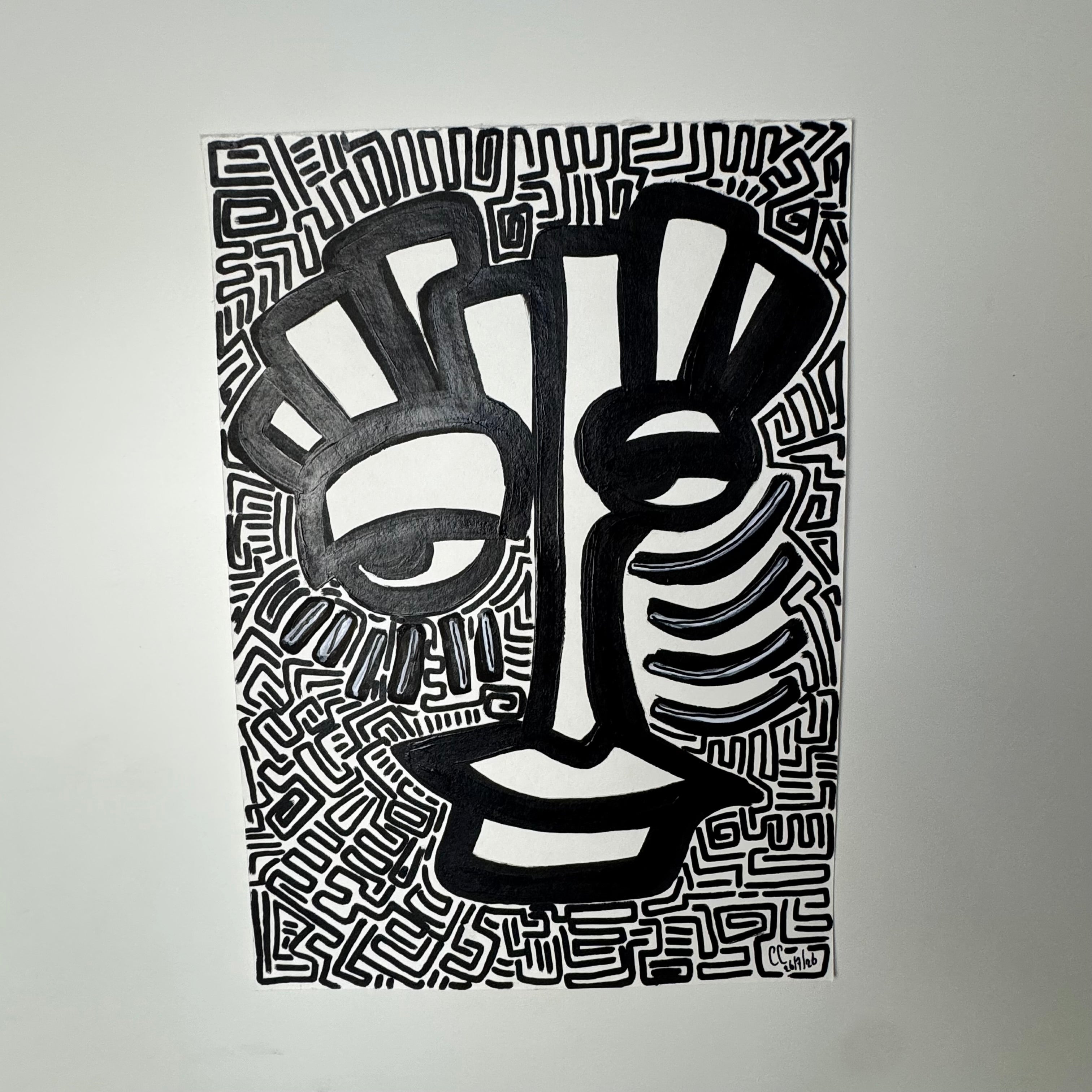 “De Bruggenbouwer” 24x33.5 cm