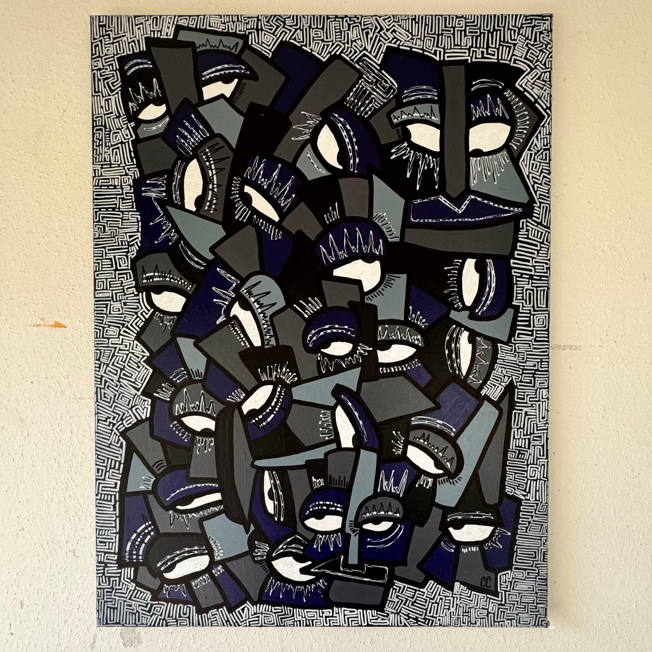 “Stiekem Meekijken 2” 60x80 cm