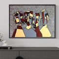 De Vier 50x70 Cm