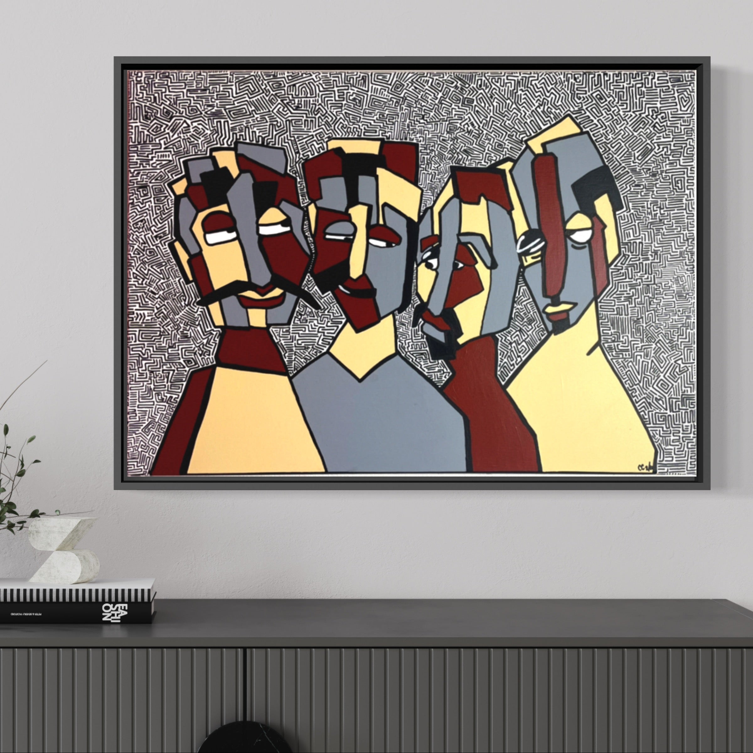 De Vier 50x70 Cm
