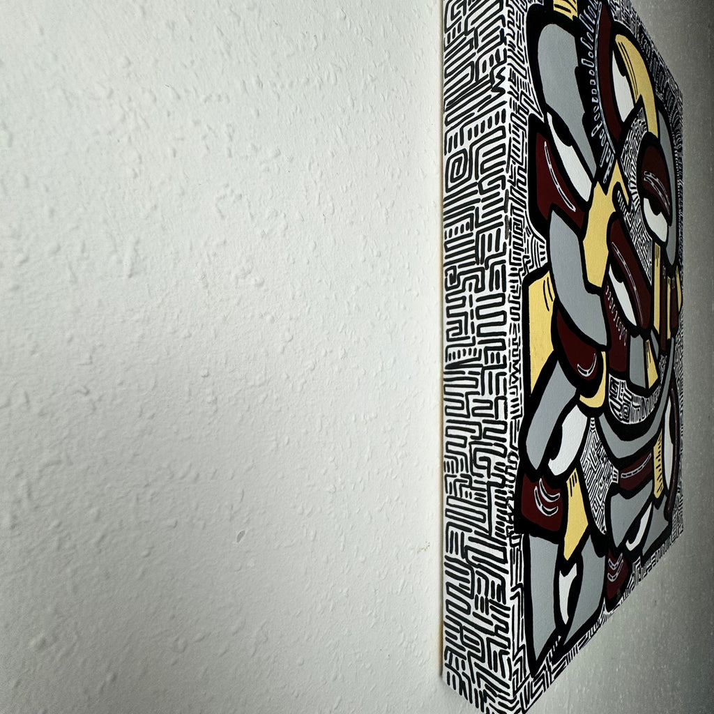 “ Koffer Vol Intuïtie” 30x40 cm