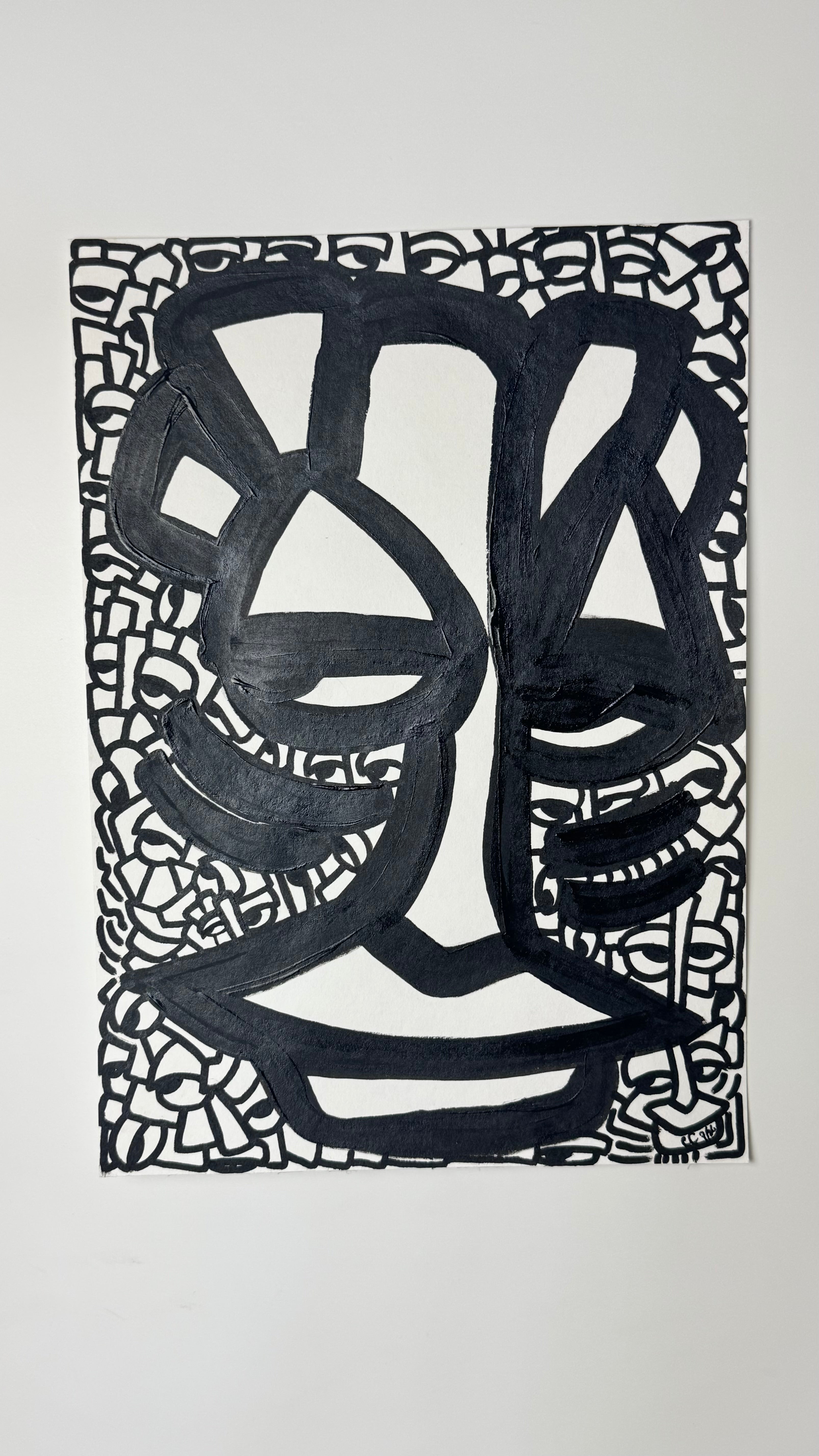 “De Mening van de Buitenstaanders” 24x33.5 cm