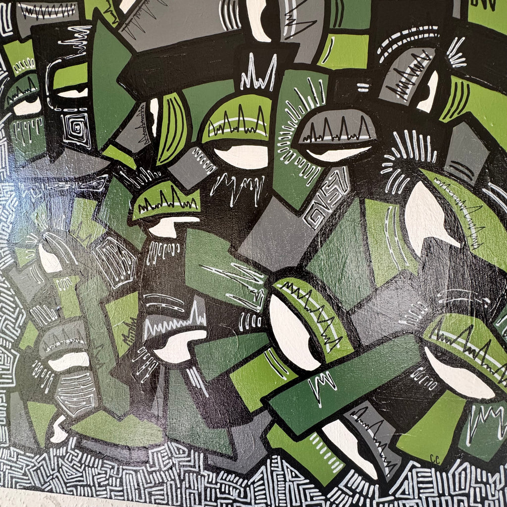 “Stiekem Meekijken” 60x80 cm