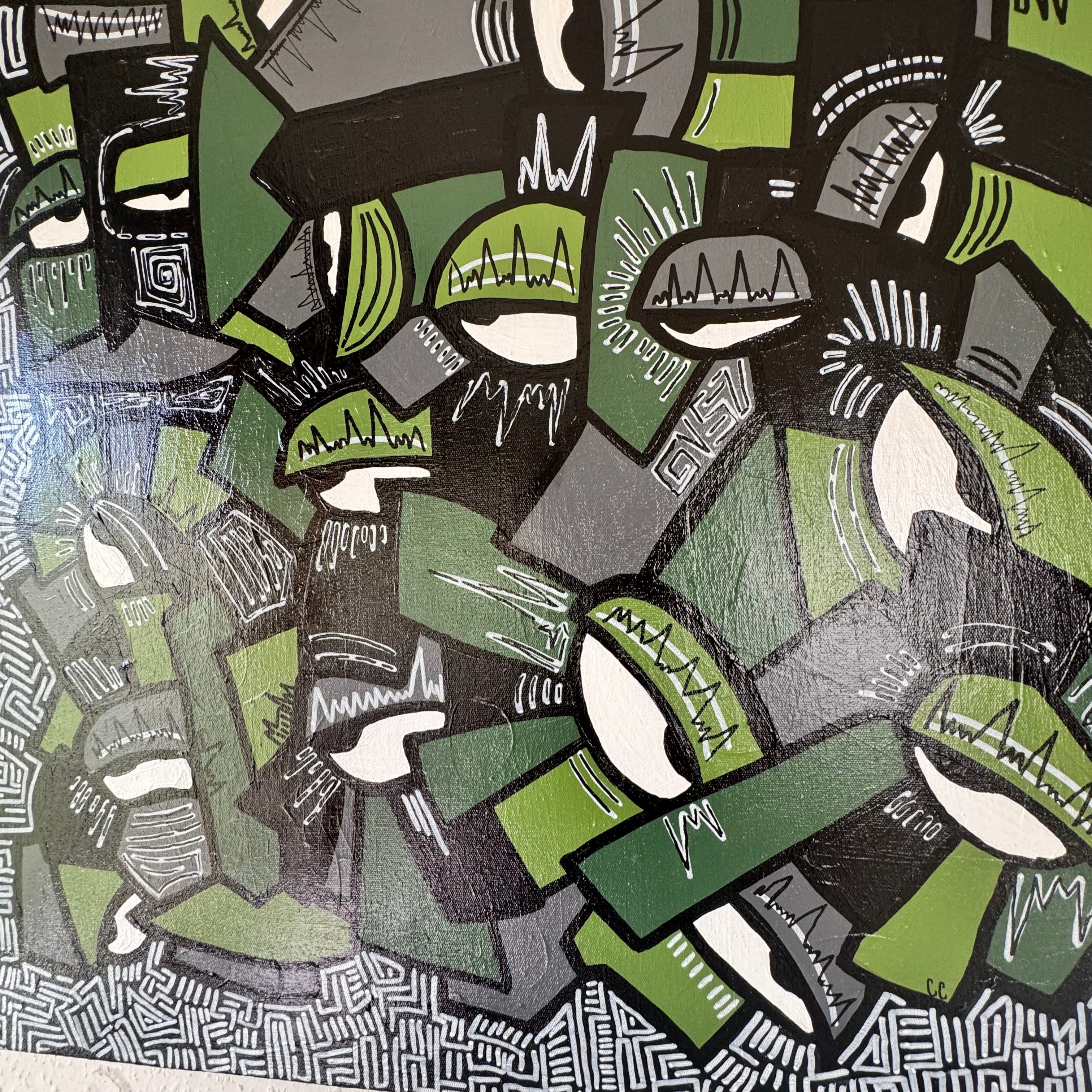 “Stiekem Meekijken” 60x80 cm