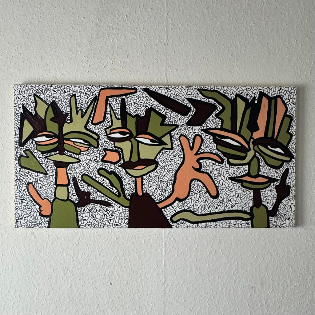 “De Drie Musketiers” 30x70 cm