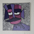 “Niet Vandaag Morgen” 25x25 cm op canvasbord