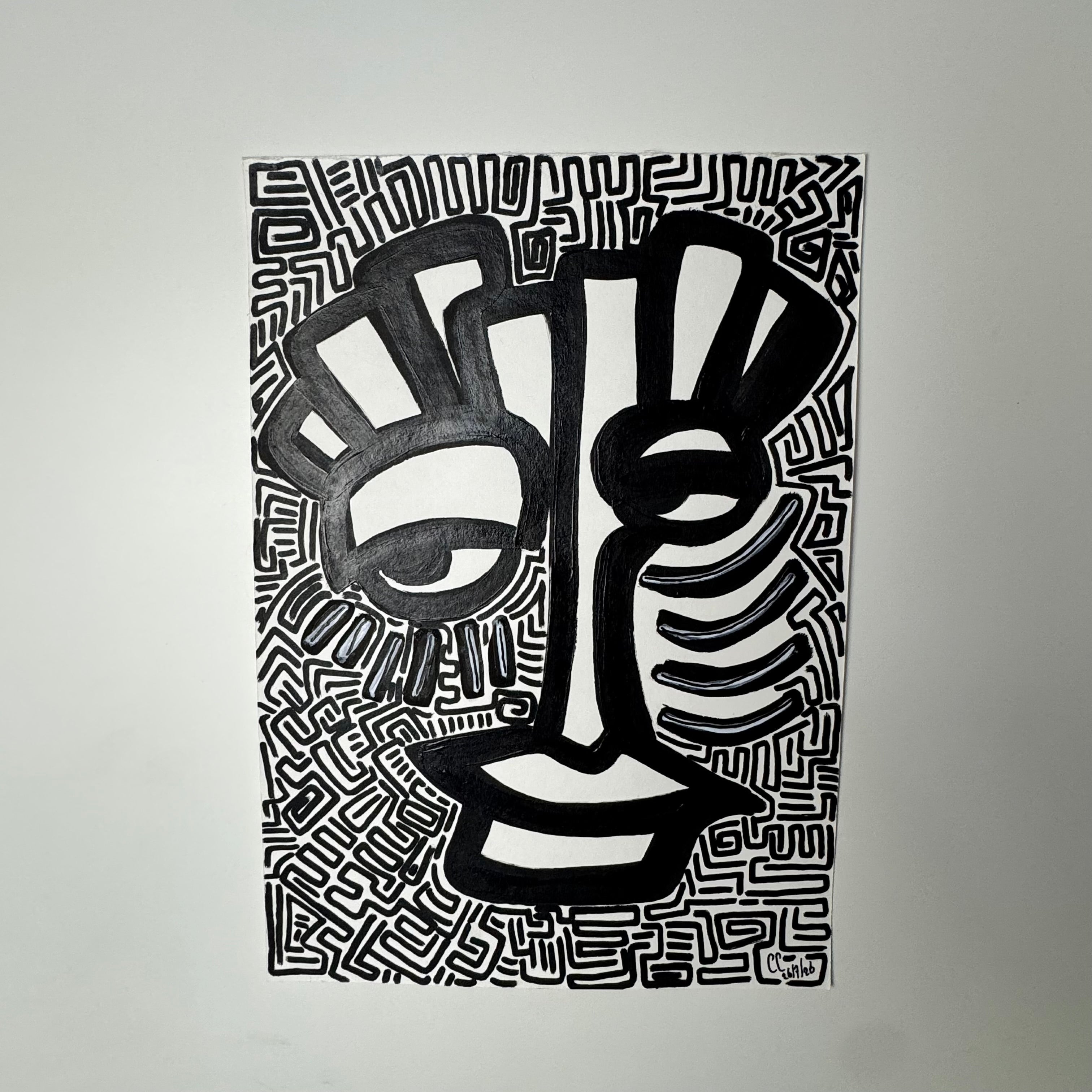 “De Bruggenbouwer” 24x33.5 cm