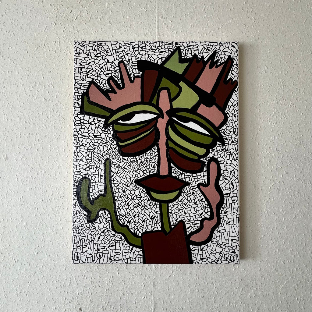 “Handen in de Lucht” 30x40 cm