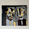 Het Gesprek onder de Boom 40x50 cm