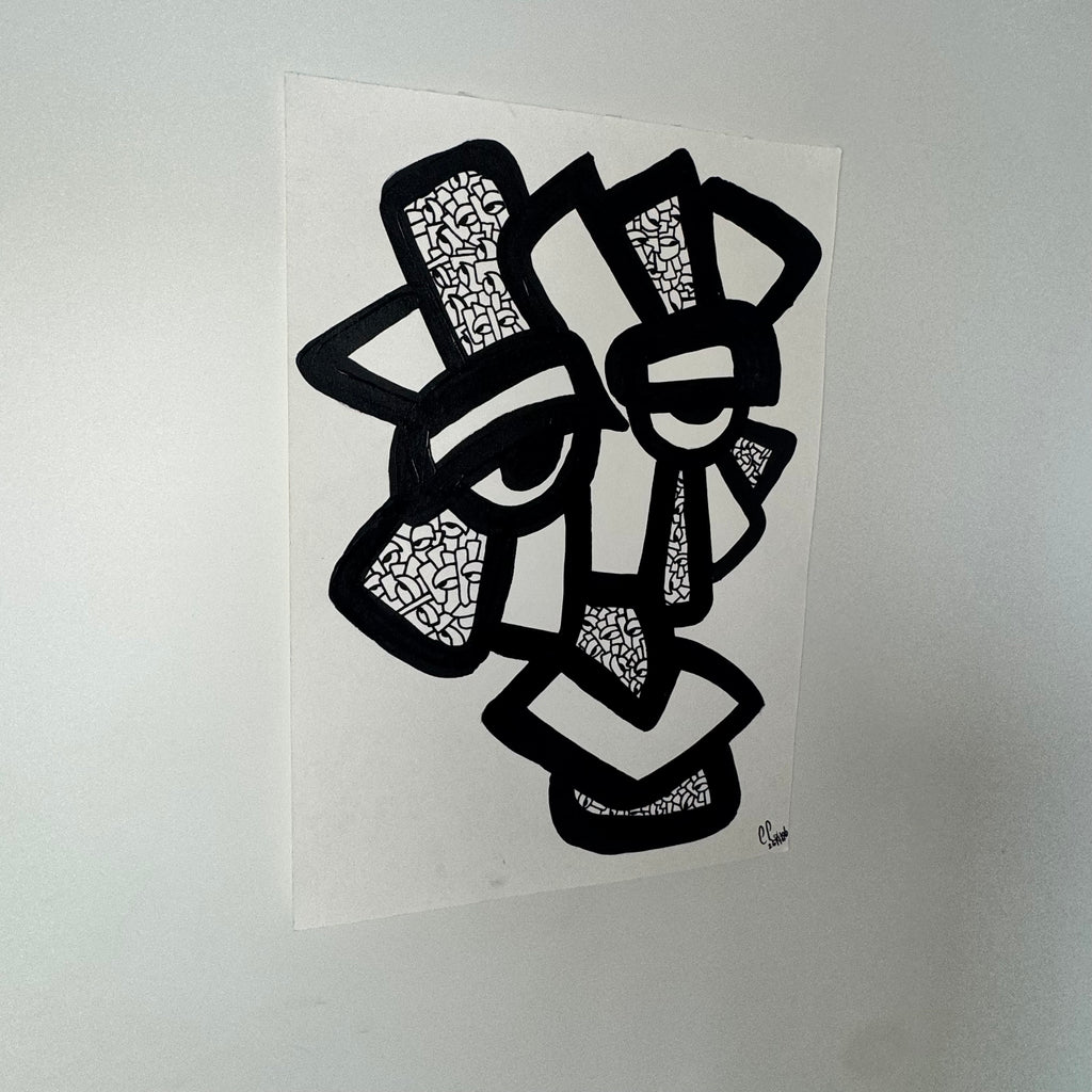 “Vragen op de Brug” 24x33.5 cm