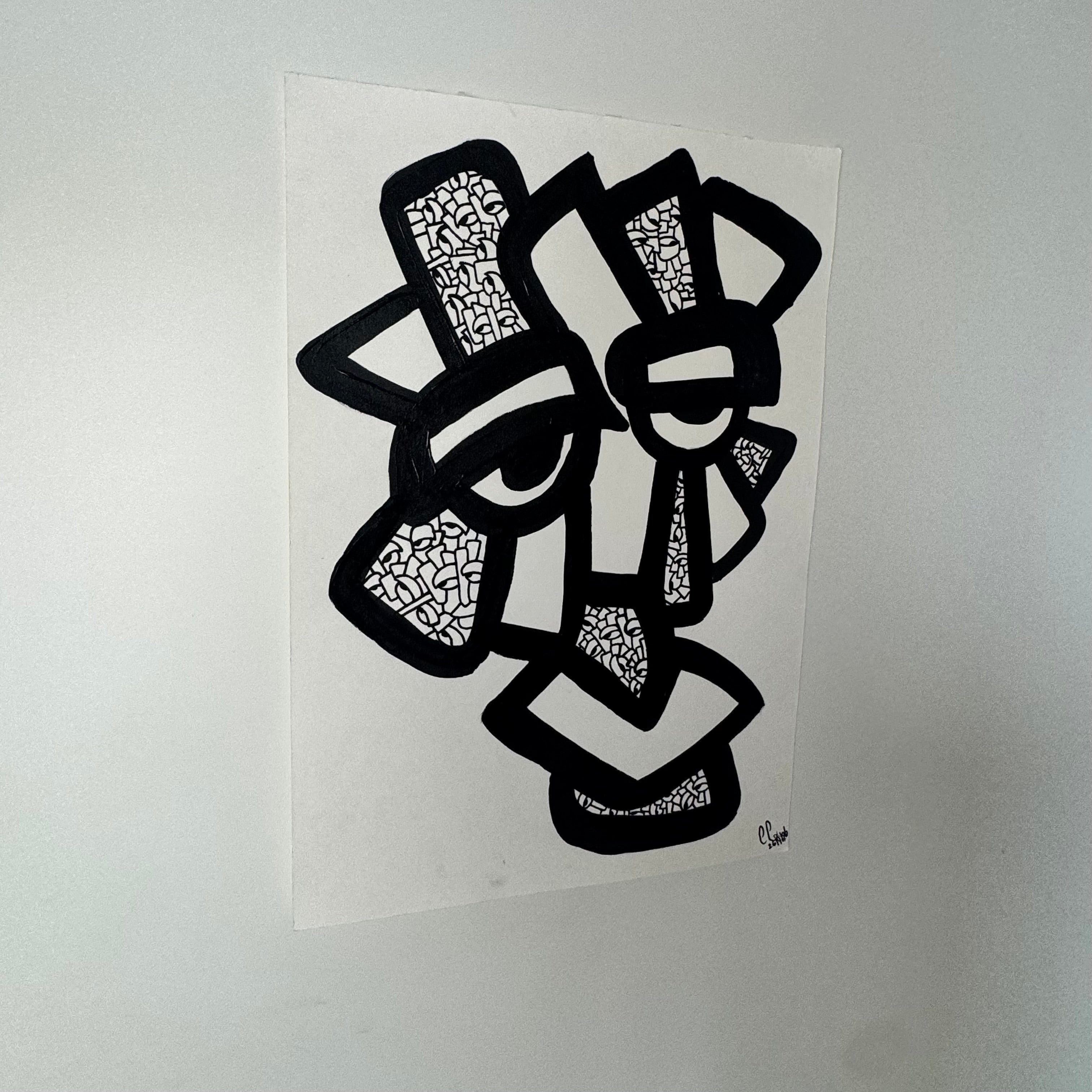 “Vragen op de Brug” 24x33.5 cm