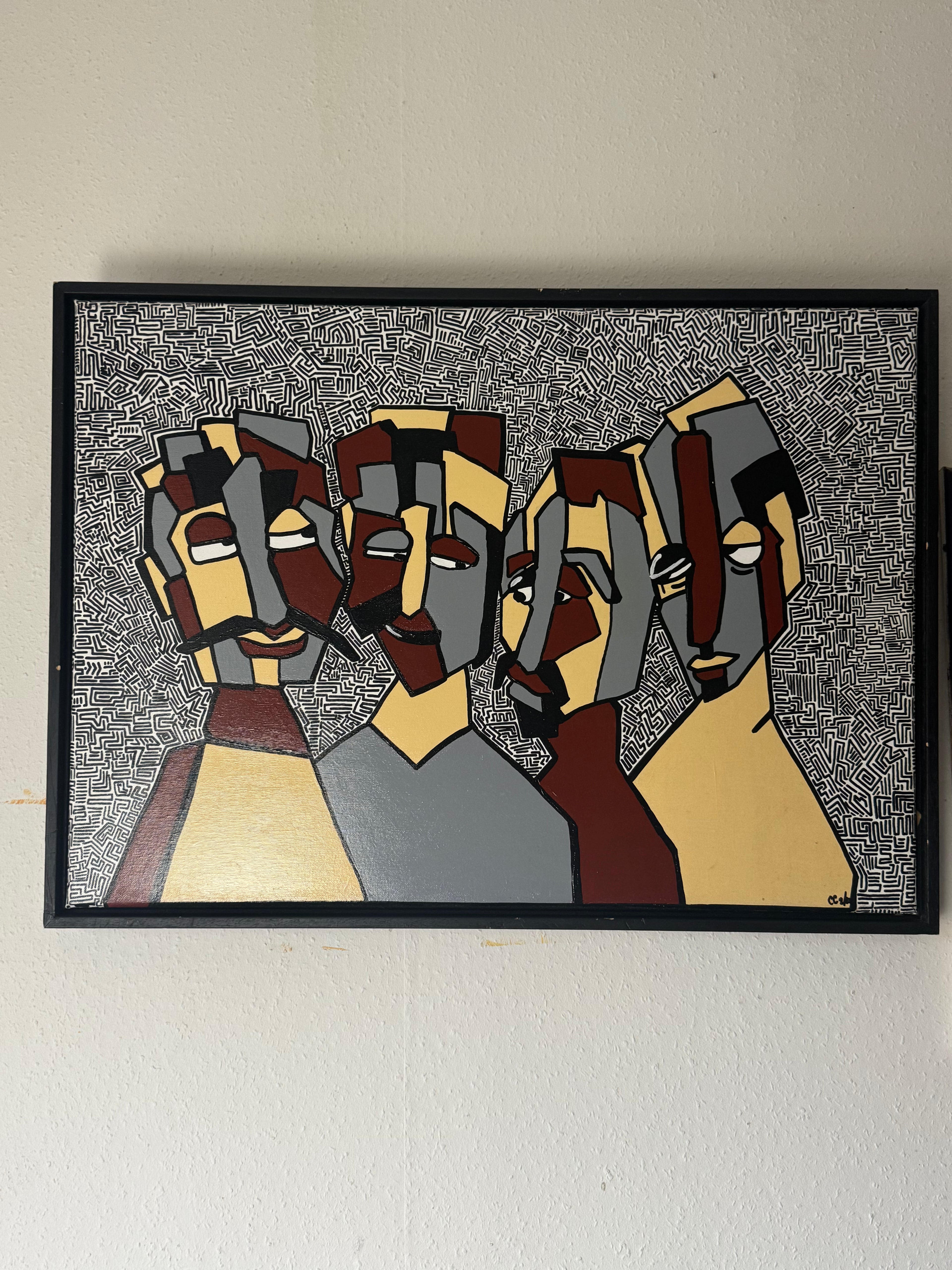 De Vier 50x70 Cm