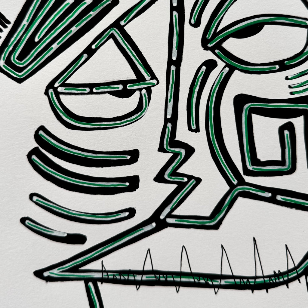A4 Tekening “De Bliksem”