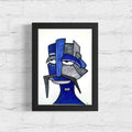 A4 Tekening “Blauwe Dinsdag”