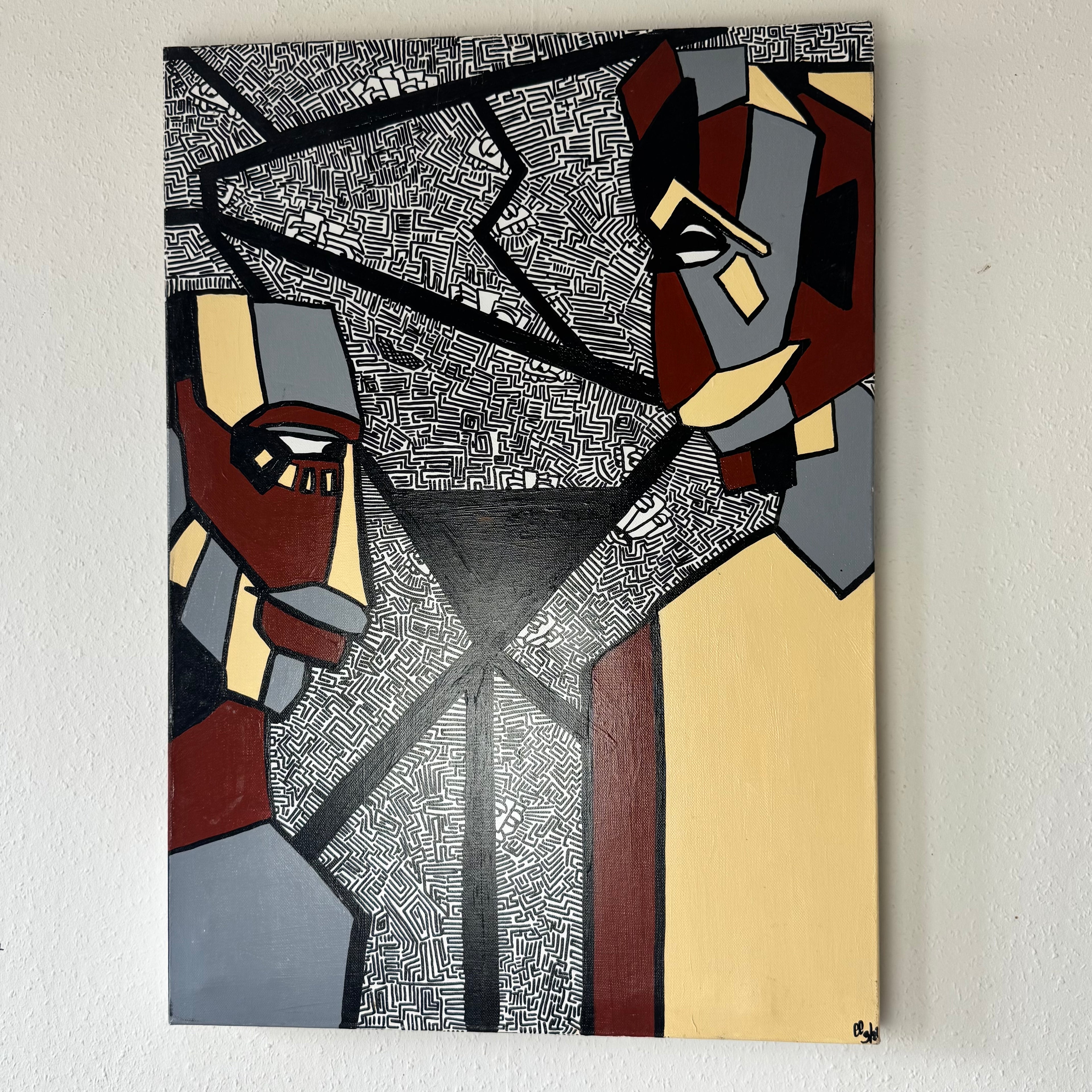 “Kun je het nu Zien” 50x70 cm