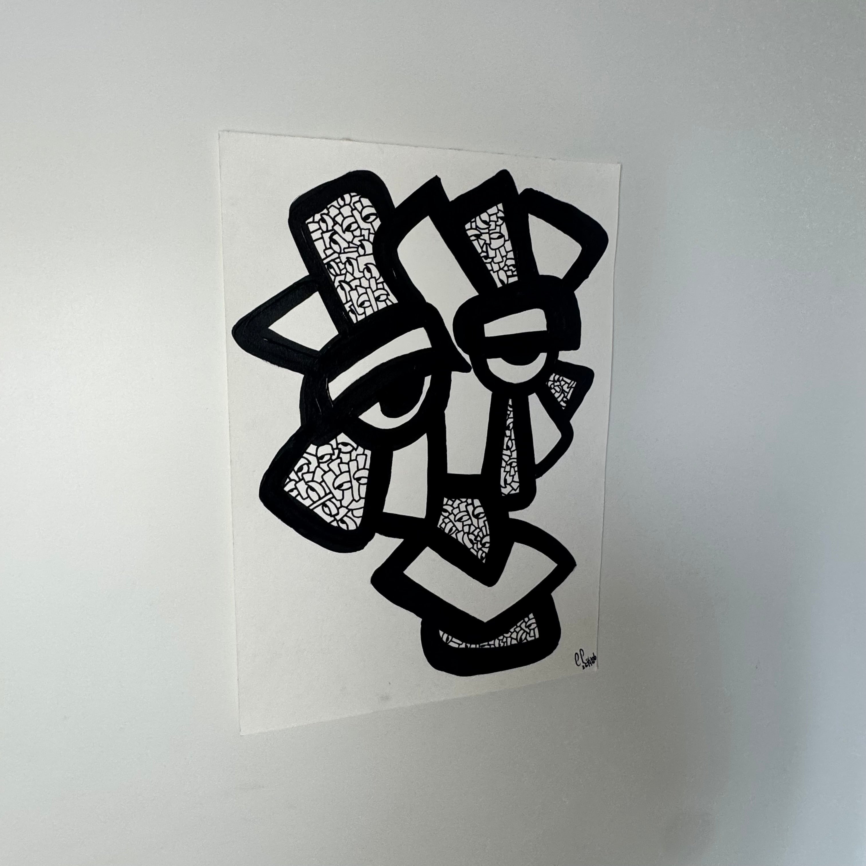 “Vragen op de Brug” 24x33.5 cm