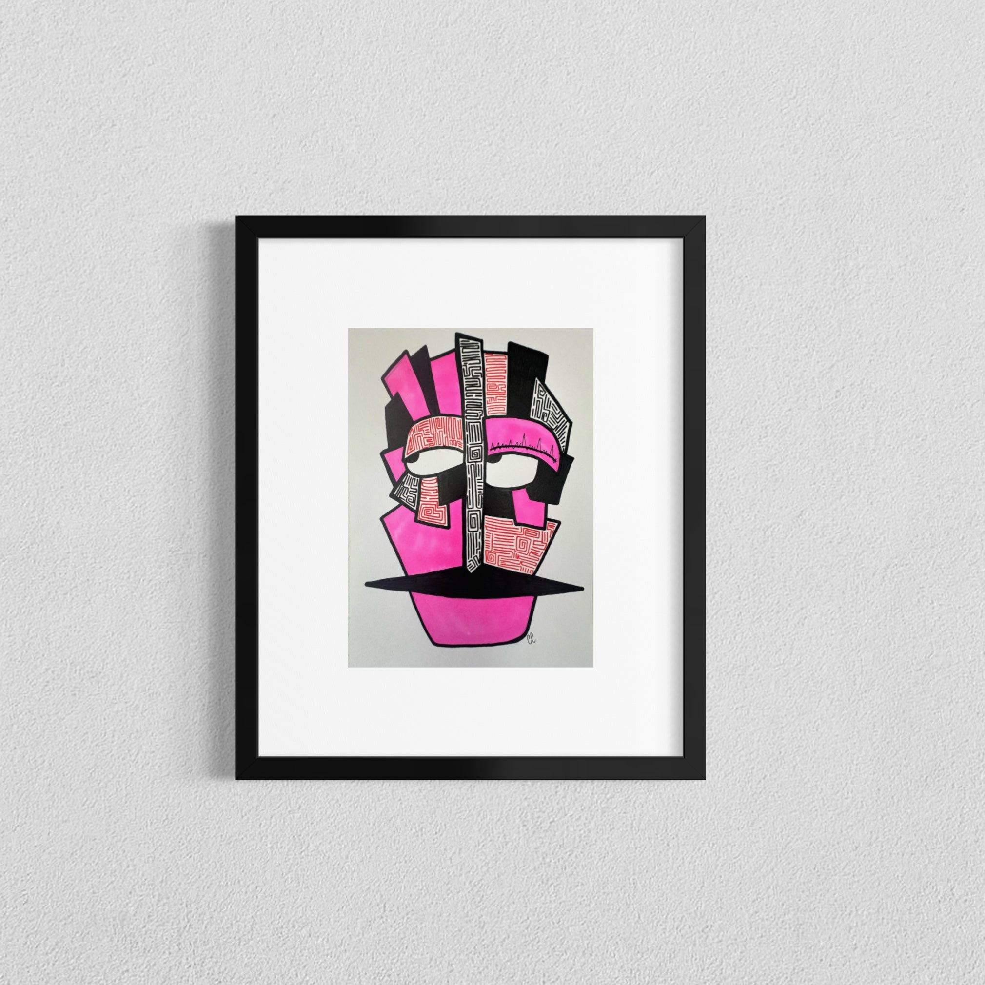A4 Tekening “Gedachtes aan de Lijnbaan”