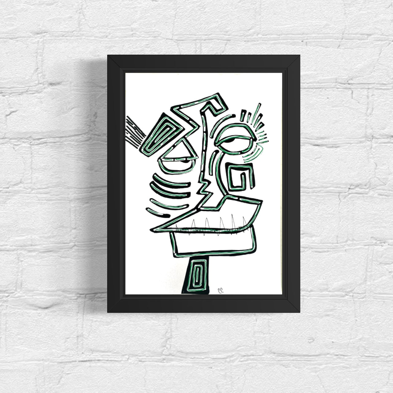 A4 Tekening “De Bliksem”
