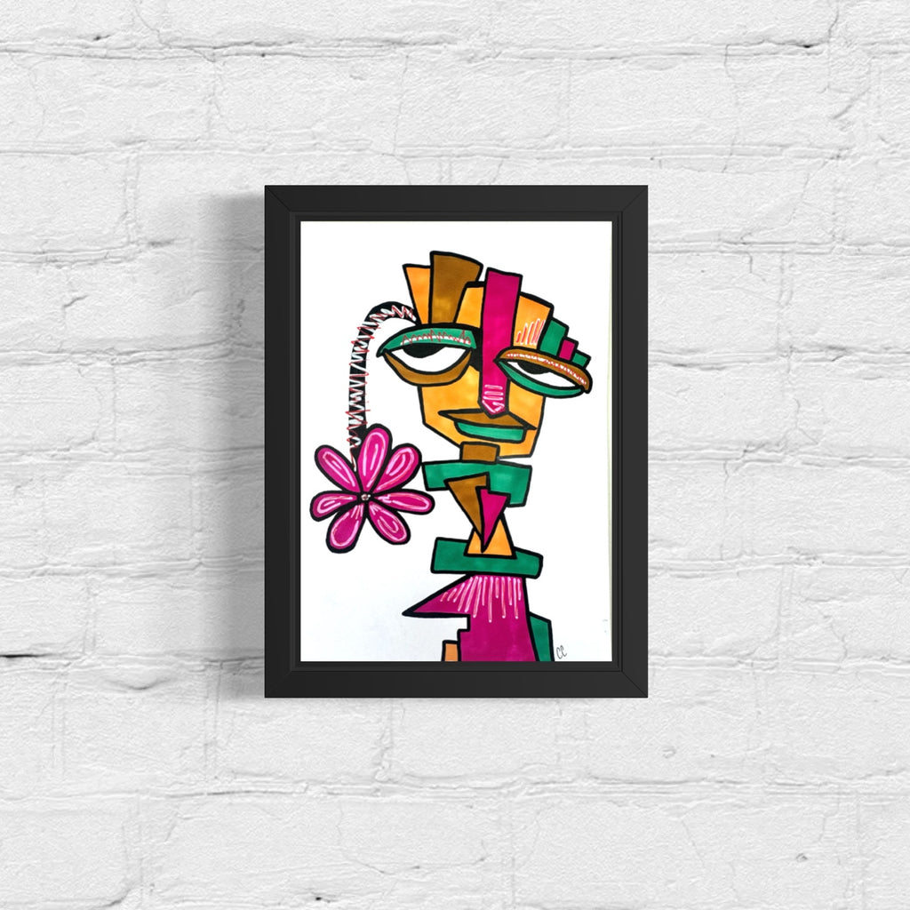 A4 Tekening “De Bloem uit het Brein”