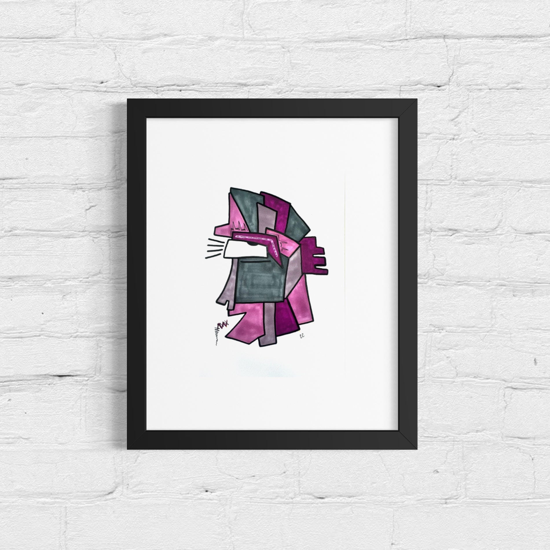 A4 Tekening “Prikkeldraad”