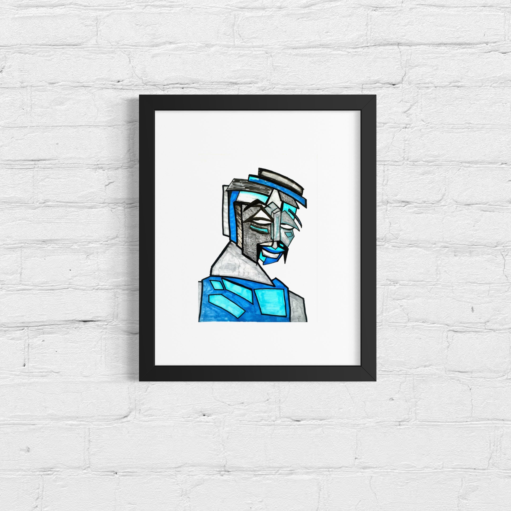 A4 Tekening “De Observeerder”