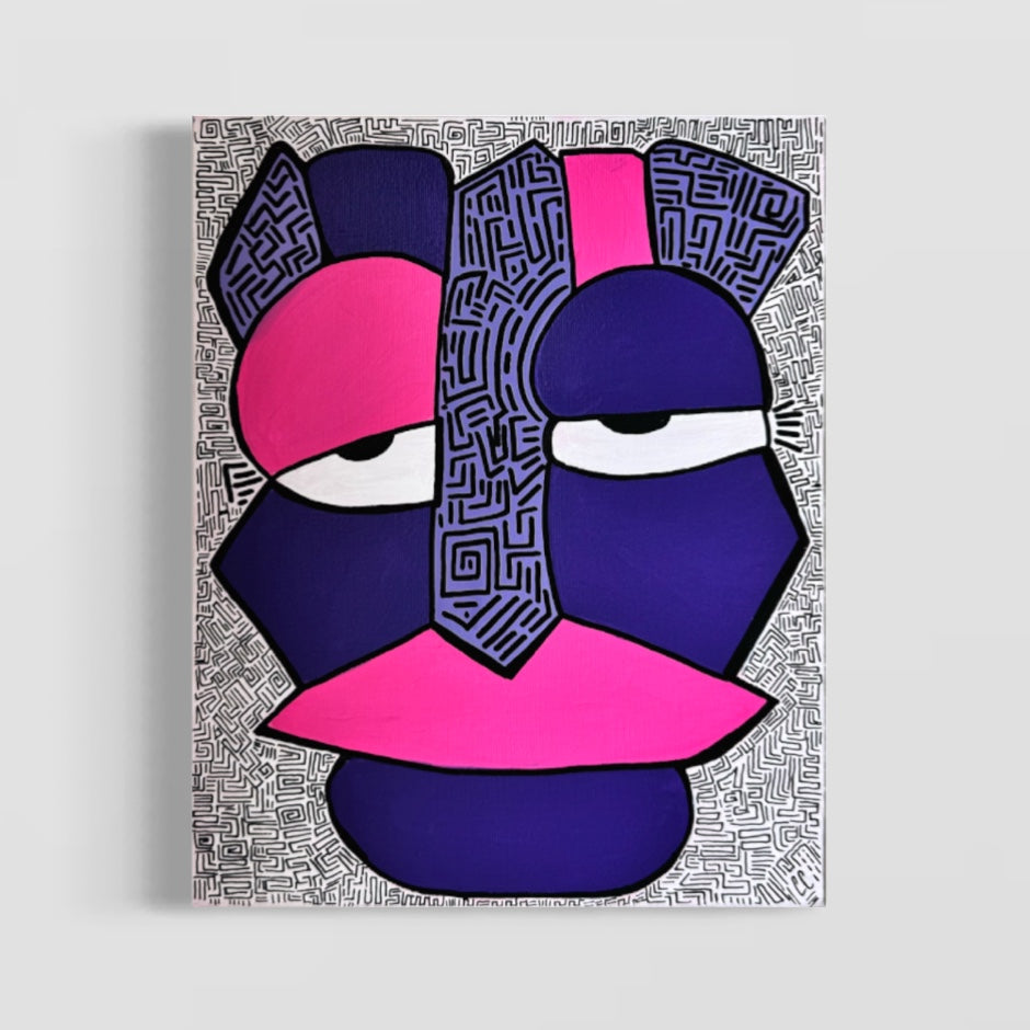 “De Tevreden Geest” 24x30 cm