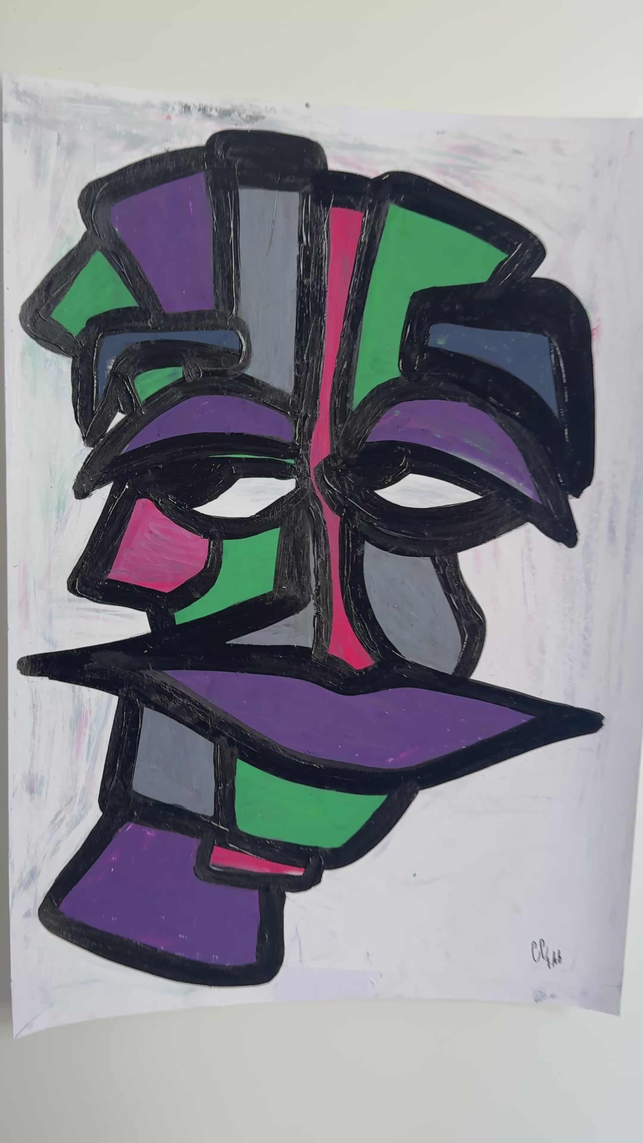 “Een Bewust Mens”  29,7x42 cm